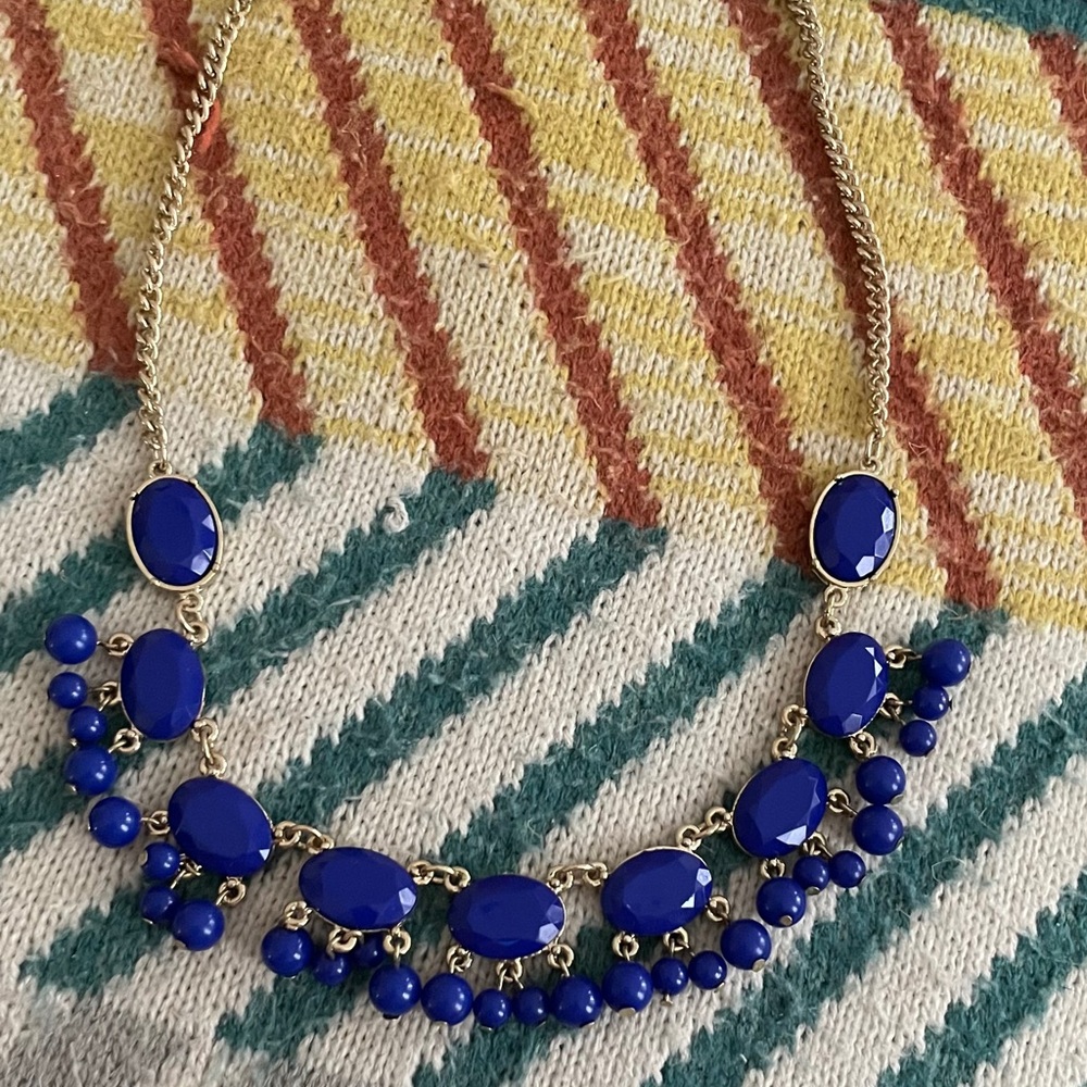 Blue Statement Necklace